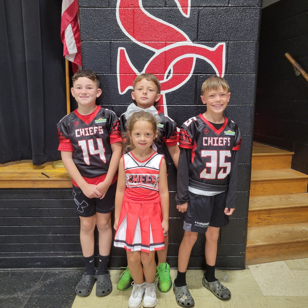 students in sports uniforms.