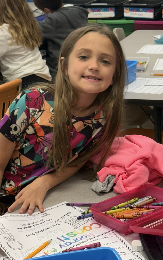 2nd Grade Celebrating Constitution Day