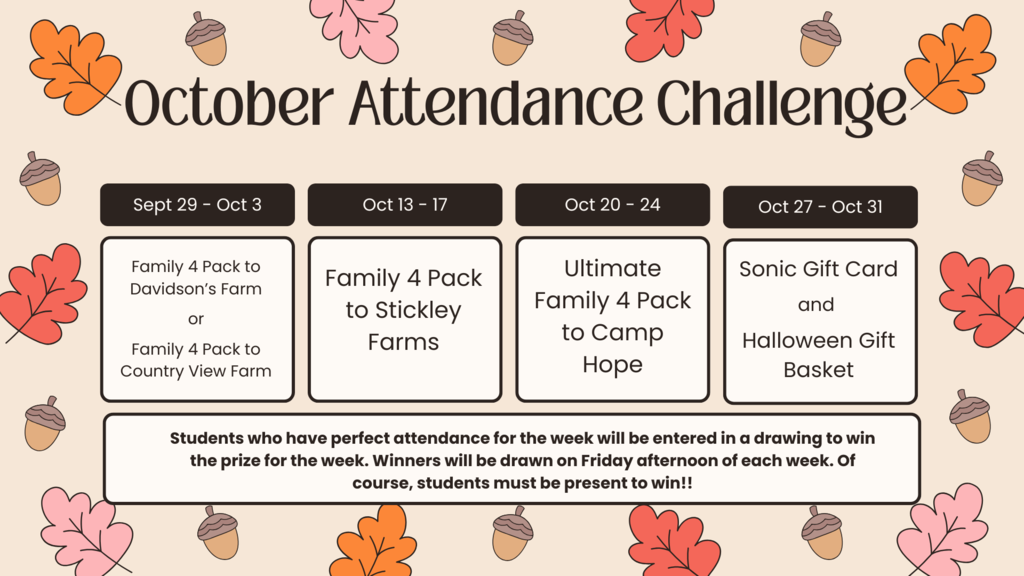 Autumn Class Agenda Presentation in Pink and Orange Retro Fall Style