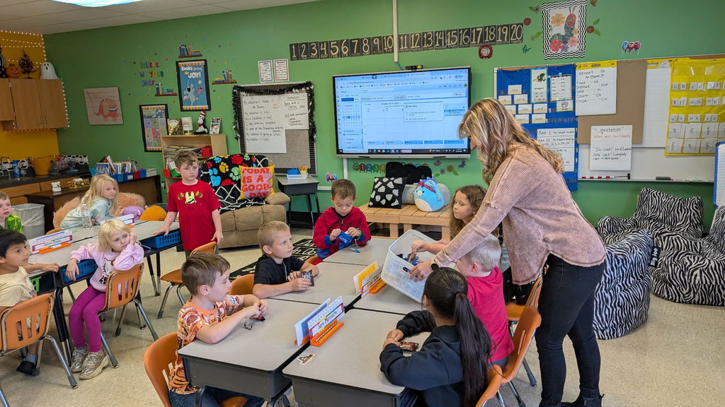 1st Grade Celebrating Perfect Attendance today!!