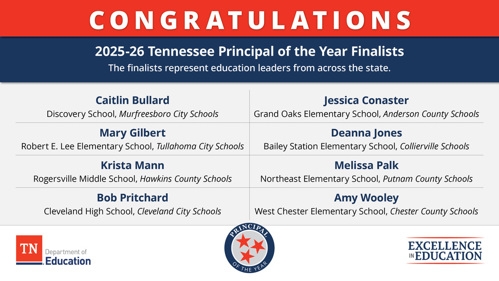 TN Principal of the Year Finalists