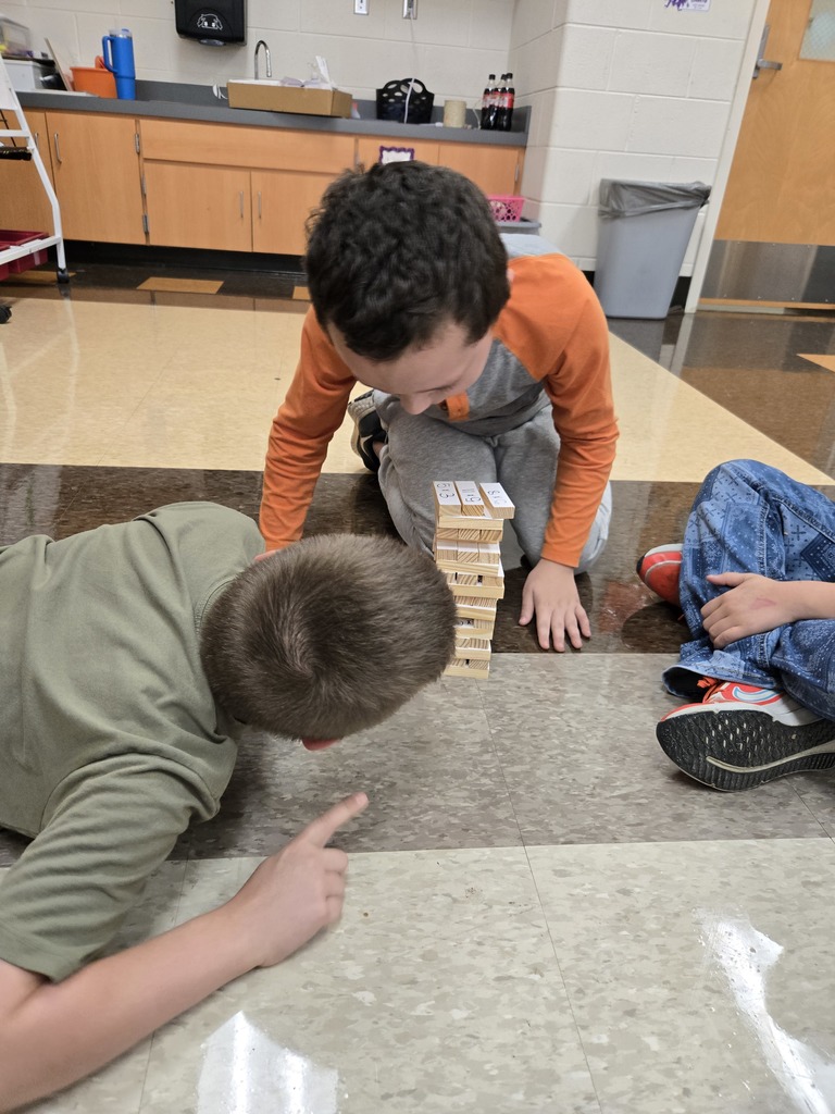 3rd Grade Jenga Game with Multiplication Facts
