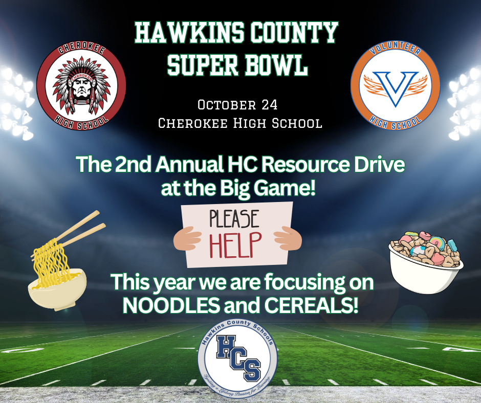 Hawkins County Super Bowl Food Drive 25