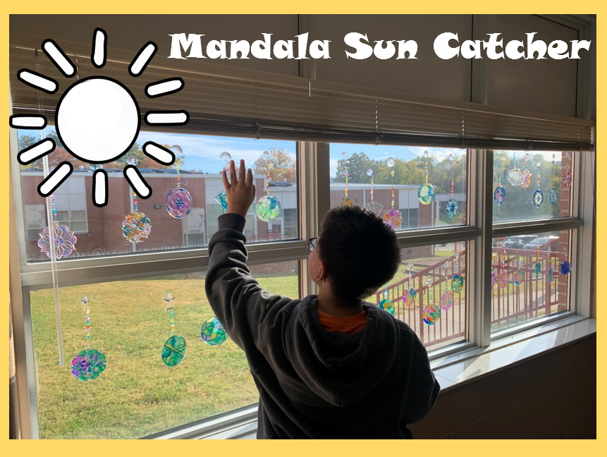 Grade 4 Art students captured the beauty of the sunlight.