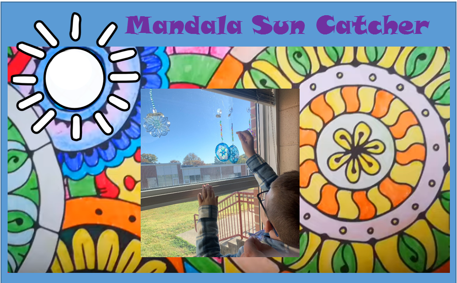 Grade 4 Art students captured the beauty of the sunlight.