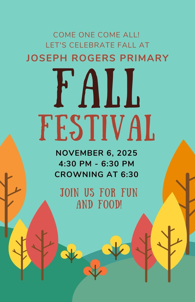JRP fall festival November 6,2025 4:30-6:30 pm crowning at 6:30