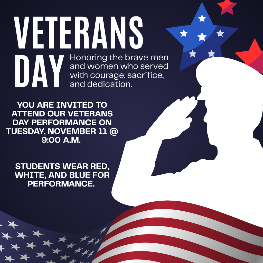 Veterans Day Performance - Tuesday, November 11th 