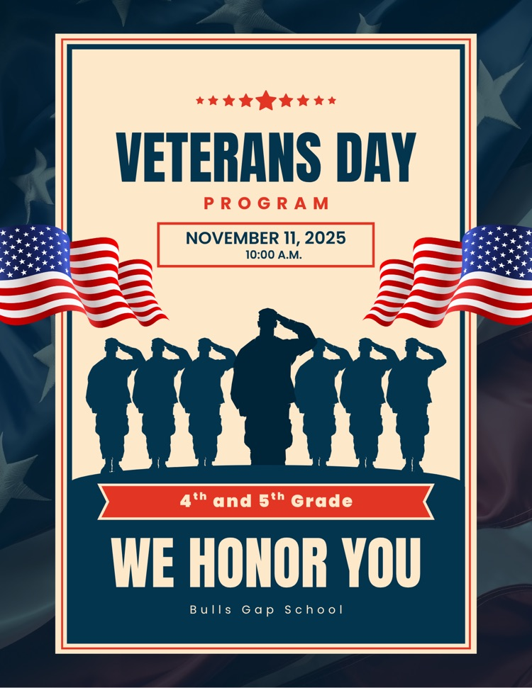 Veteran’s Day Program 10:00AM