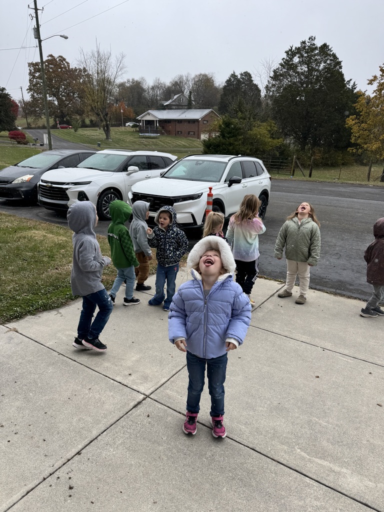 Kindergarten's First Snow!!