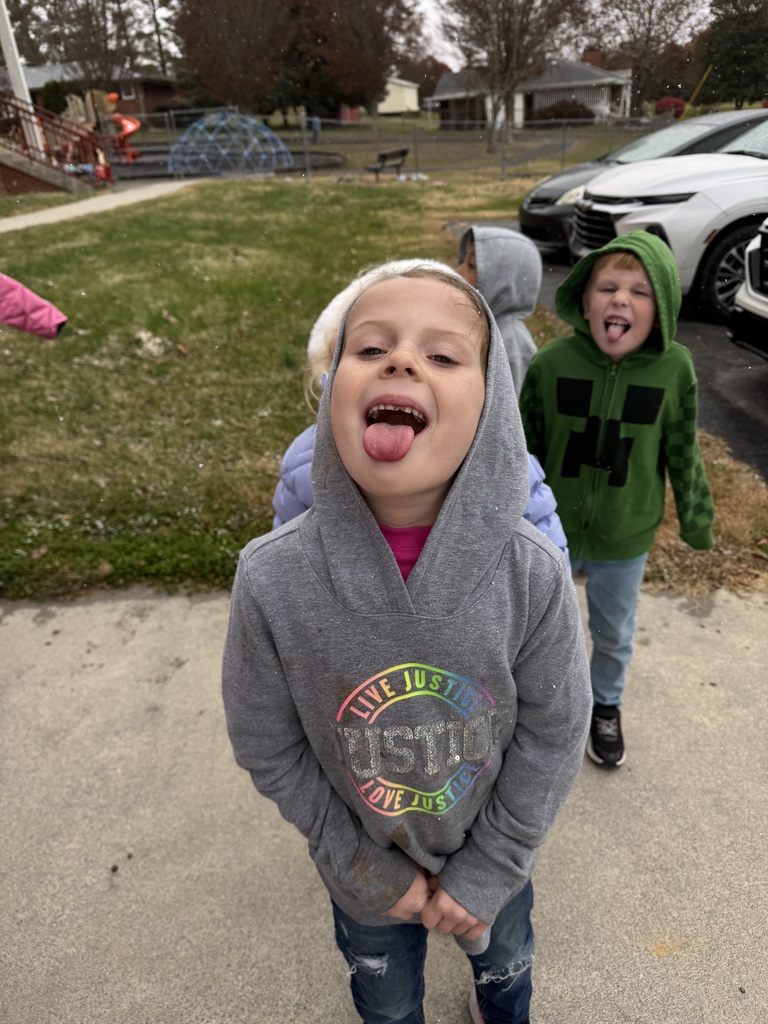Kindergarten's First Snow!!