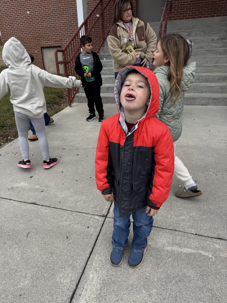 Kindergarten's First Snow!!