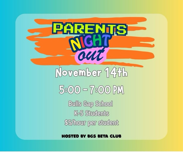 Parent Night Out Nov. 14th