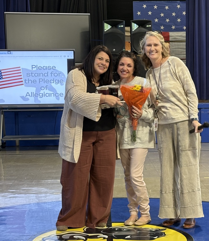 Mrs. Joanie won Teacher of the year!