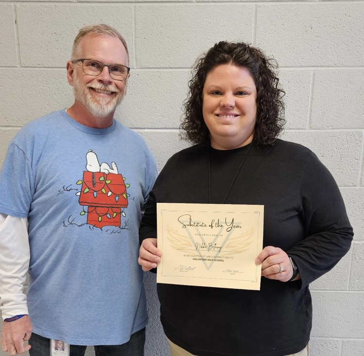 Substitute Teacher of the Year