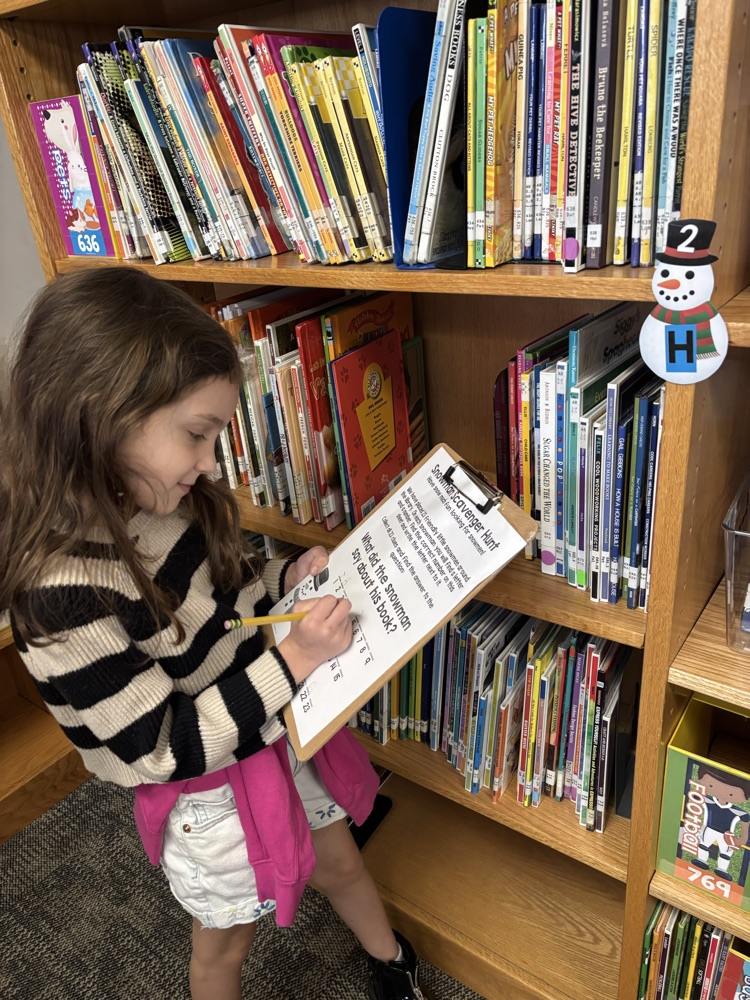 Snowman Scavenger Hunt