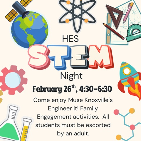 STEM night invitation