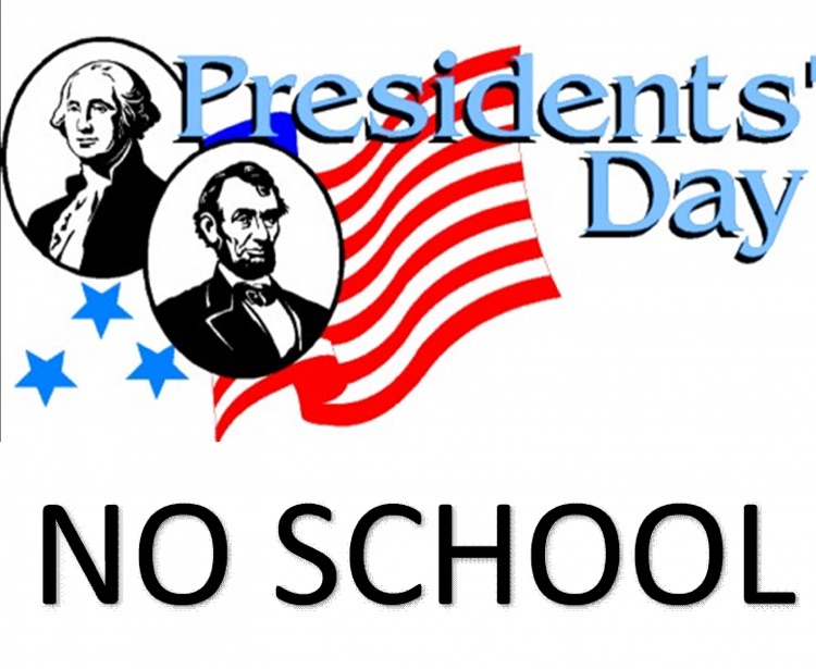 Presidents Day- No School