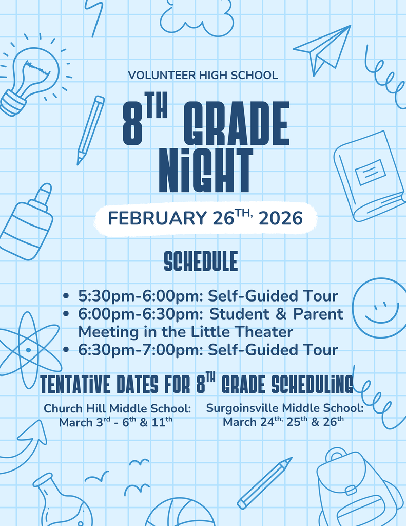 8th Grade Night Flyer