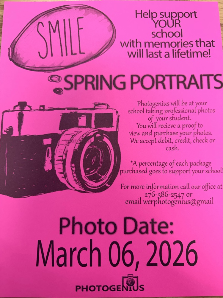 Spring Picture Day: Friday, March 6th