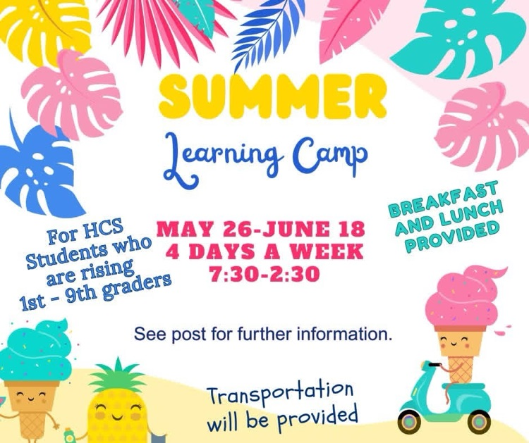 summer learning camp info