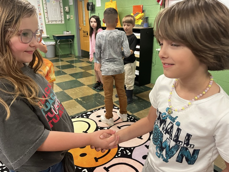 Learning how to shake hands  