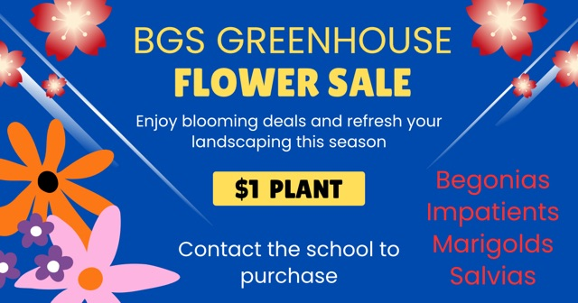 BGS spring flower sale