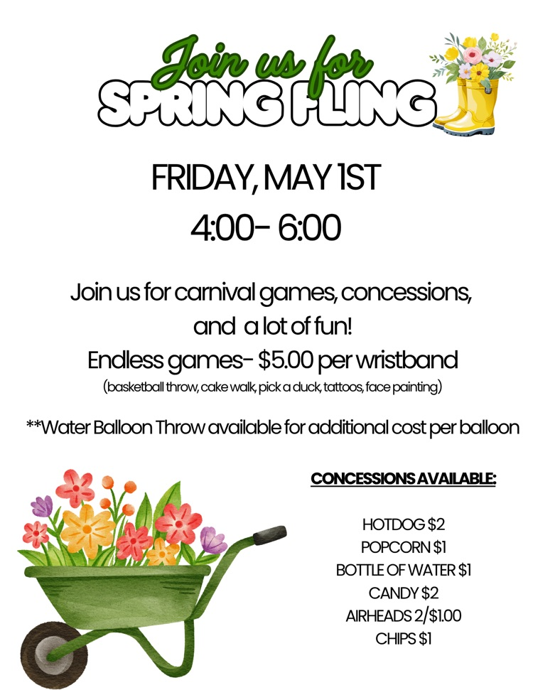 Spring Fling Flyer
