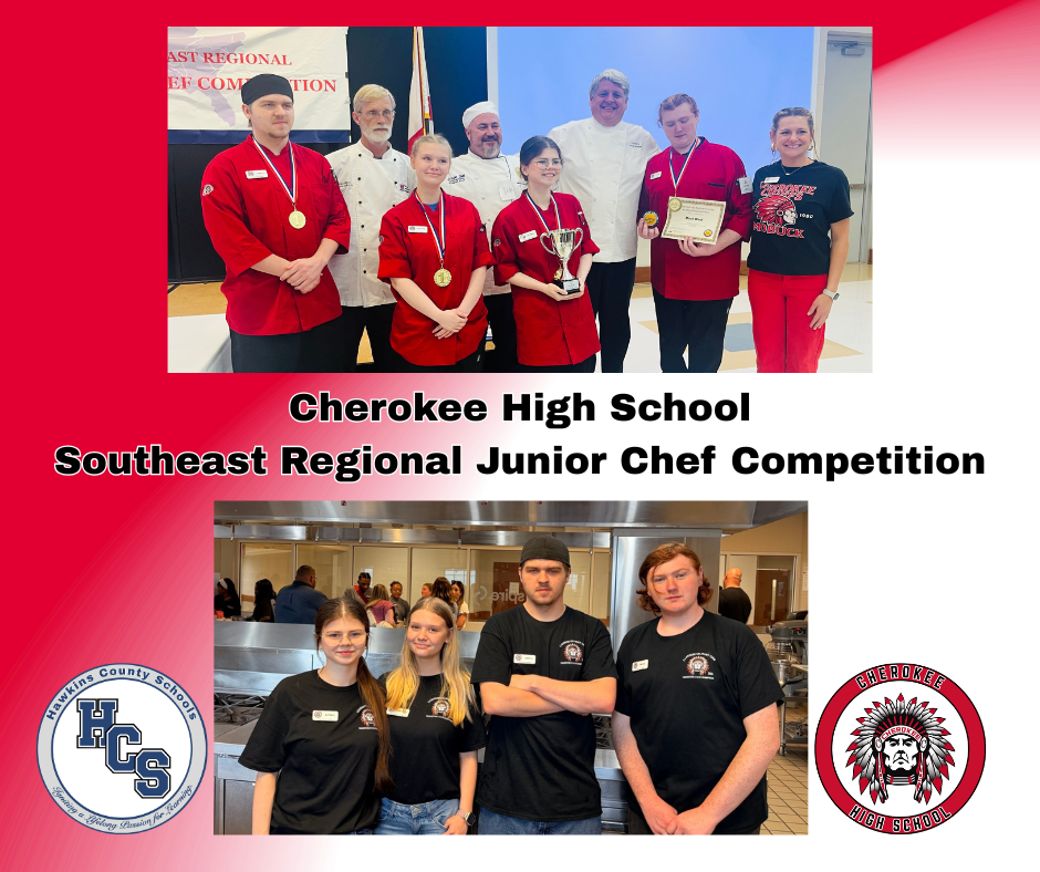 Students from Cherokee Culinary Club