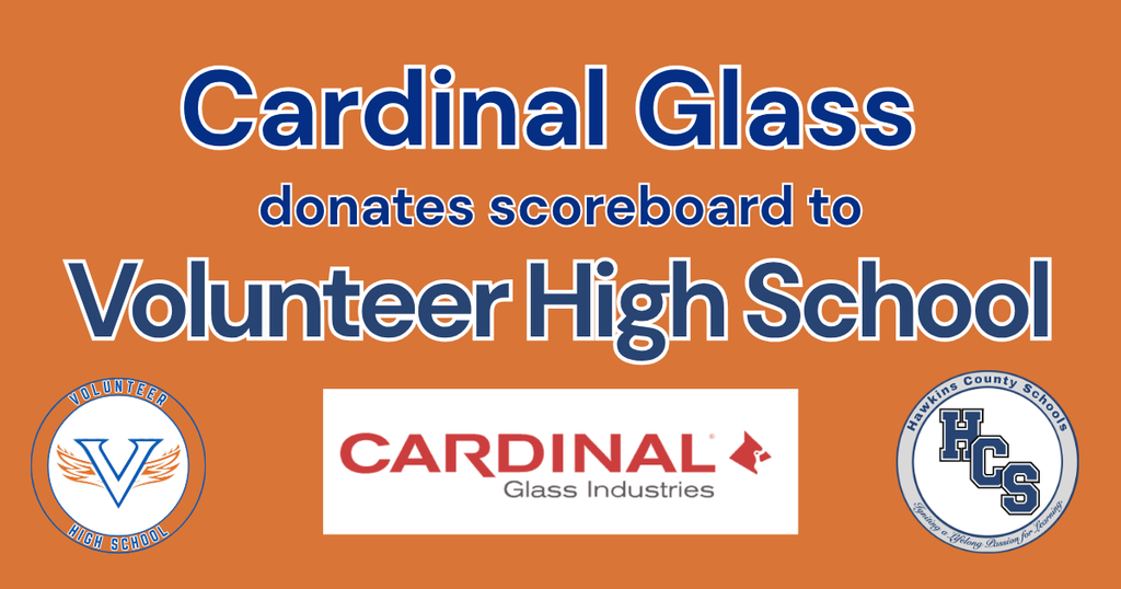 Cardinal Glass donates scoreboard to VHS