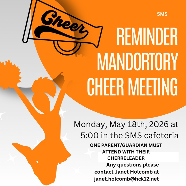 cheer meeting flyer
