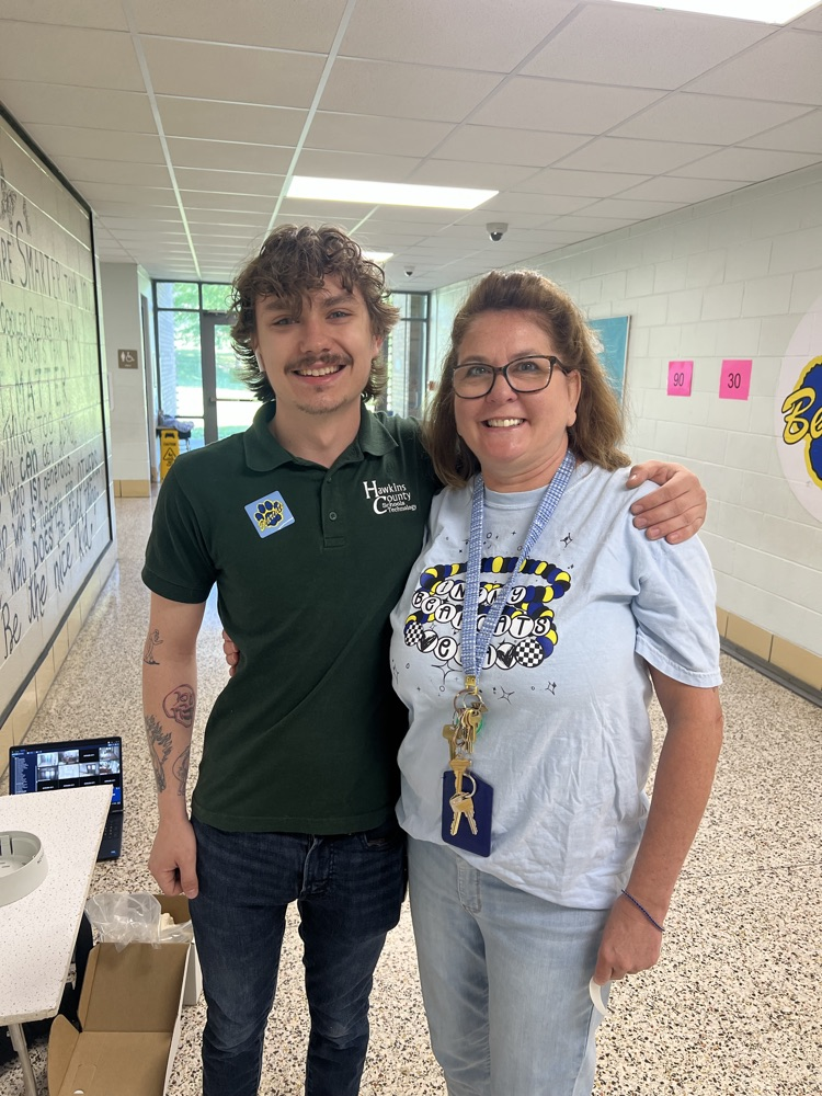 Many thanks to Austin Manning, from the HCS technology department. He’s worked several days on our campus installing our new cameras. We appreciate his hard work! 😊 