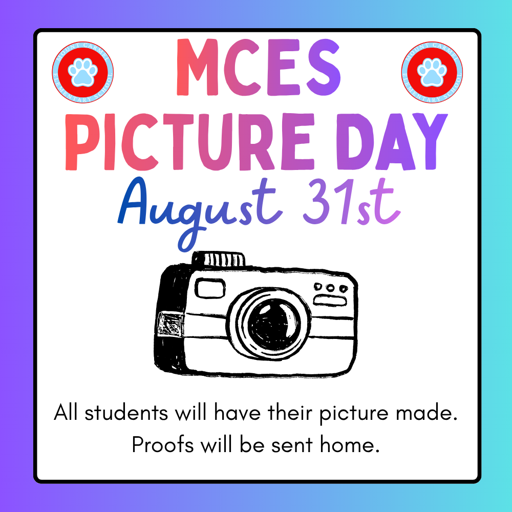 School Picture Day August 31