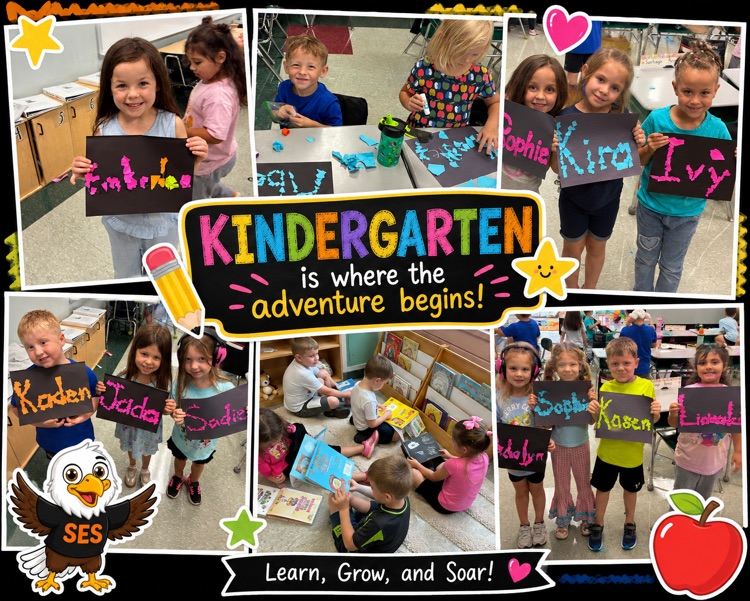 kindergarteners - where the adventure begins 