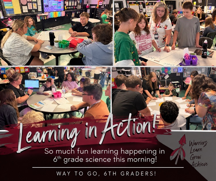 so much fun learning happening in sixth grade science this morning way to go sixth graders
