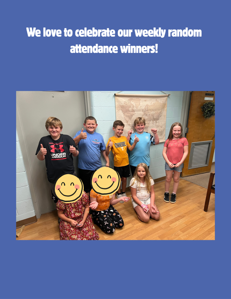 Weekly Attendance Winners