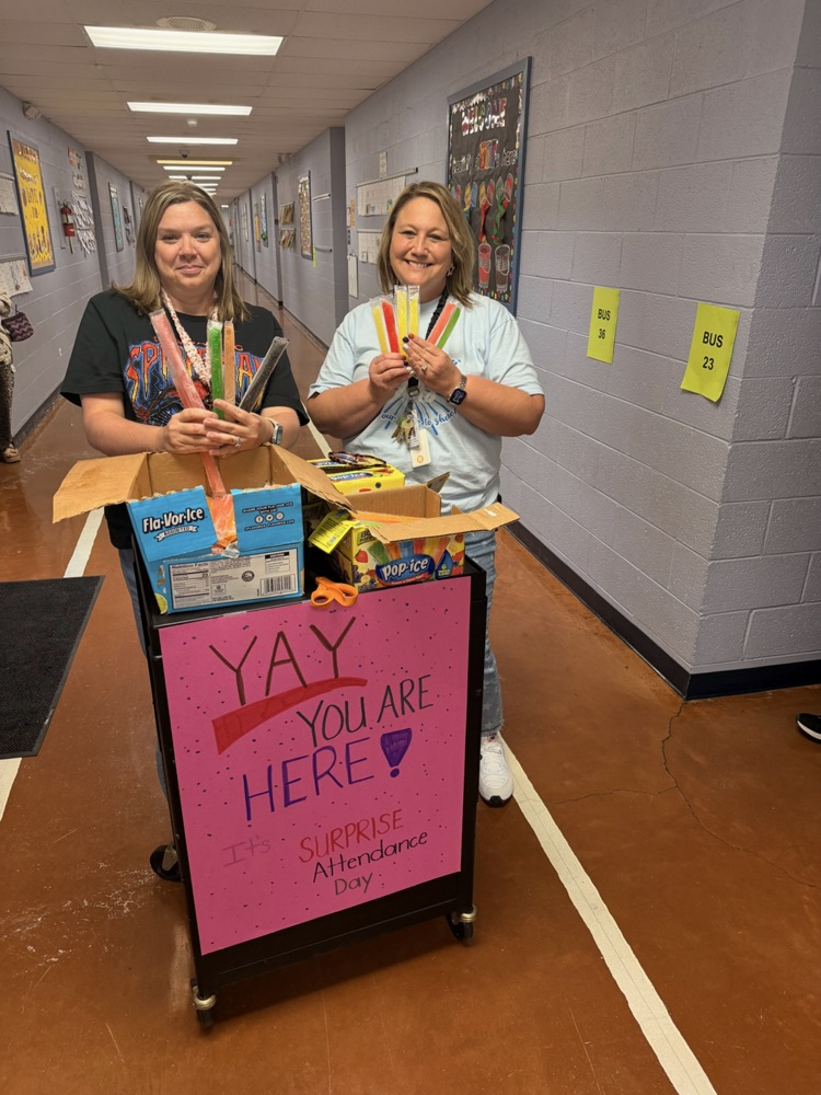 principals handing out popcicles
