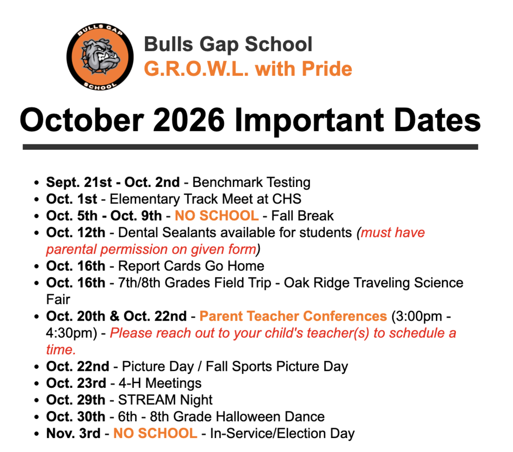 October Newsletter