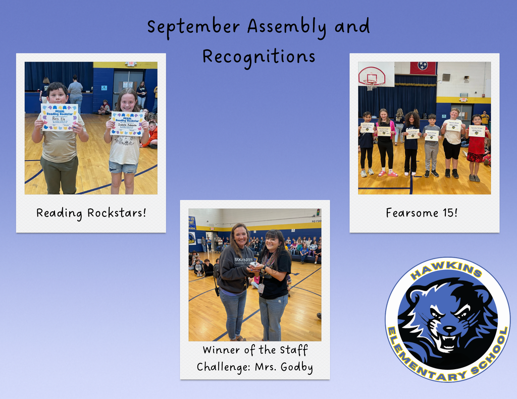 Reading Rockstars, staff challenge winner and Fearsome 15
