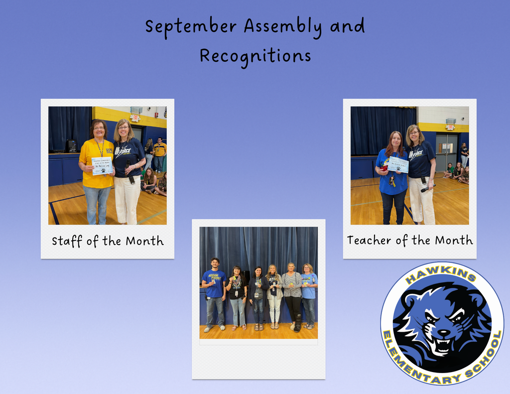 Staff and Teacher of the month