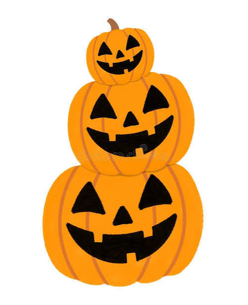 3 pumpkins stacked