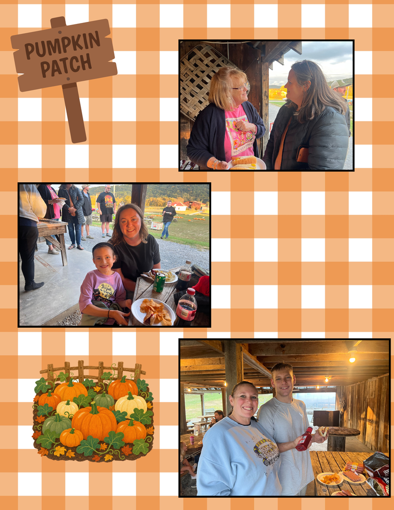 HES staff visiting Myer's Pumpkin Patch