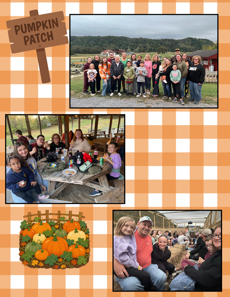 HES staff visiting Myer's Pumpkin Patch
