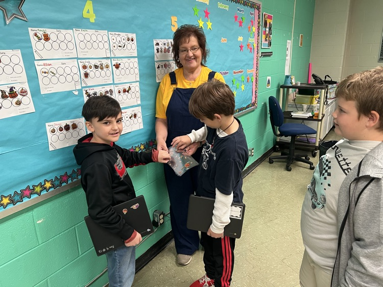 Mrs. Melissa with some of her RTI students