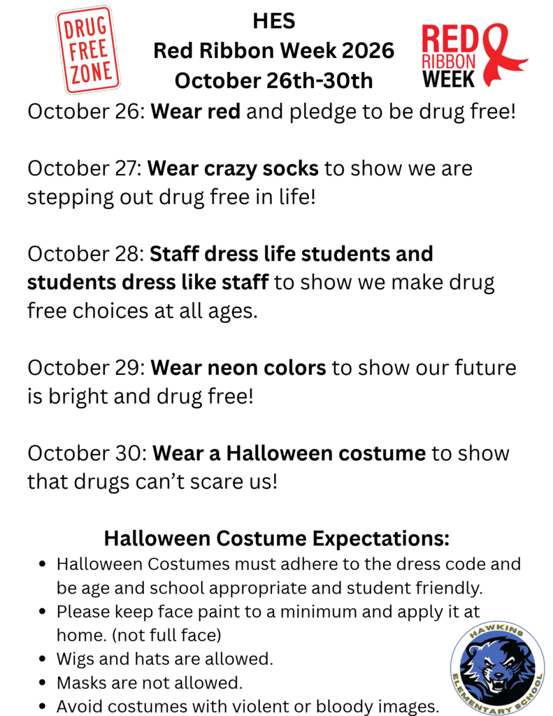Red Ribbon week dress up days
