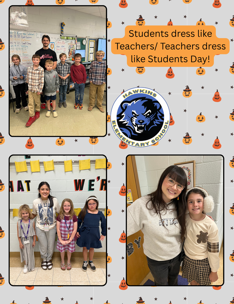 Students at HES dressed as their teachers
