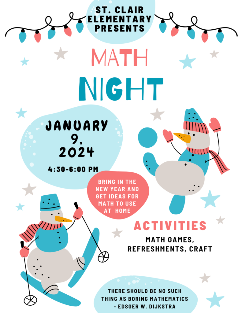 Family math night flyer