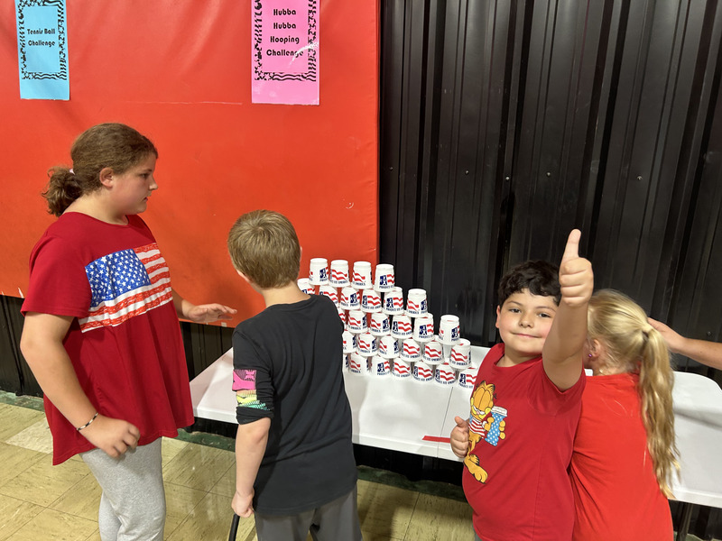 cup stack relay