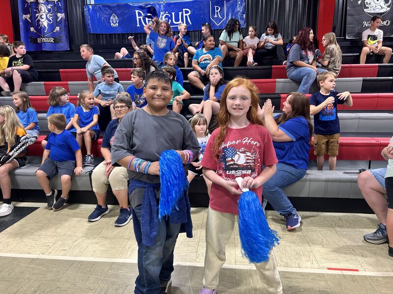 Blue House students