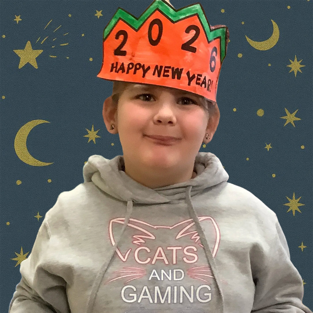 Smiling New Year Student