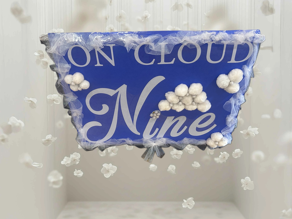 On cloud nine prom poster